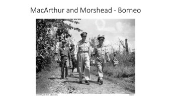 MacArthur and Morshead - Borneo